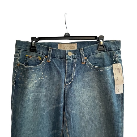 Joe's Jeans Blue Flare Wide Leg Denim - Picture 3 of 8